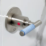 Synchronous Double-Handle Tub and Shower Faucet