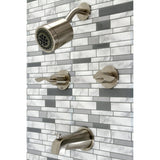 Serena Double-Handle Tub and Shower Faucet