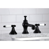 Bel-Air Two-Handle 3-Hole Deck Mount Widespread Bathroom Faucet with Brass Pop-Up Drain