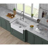 Traditional 30-Inch Fireclay Farmhouse Kitchen Sink