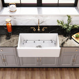 Traditional 33-Inch Fireclay Farmhouse Kitchen Sink