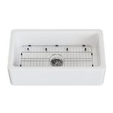 Traditional 33-Inch Fireclay Farmhouse Kitchen Sink