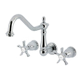 Hamilton Two-Handle 3-Hole Wall Mount Roman Tub Faucet