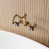 Duchess Two-Handle 3-Hole Wall Mount Roman Tub Faucet