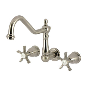 Hamilton Two-Handle 3-Hole Wall Mount Roman Tub Faucet