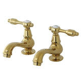 Tudor Two-Handle Deck Mount Basin Tap Faucet