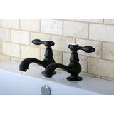 Tudor Two-Handle Deck Mount Basin Tap Faucet