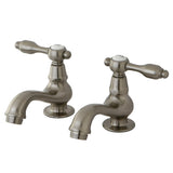 Tudor Two-Handle Deck Mount Basin Tap Faucet