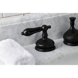 Duchess Two-Handle 3-Hole Deck Mount Widespread Bathroom Faucet with Brass Pop-Up Drain