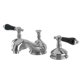 Duchess Two-Handle 3-Hole Deck Mount Widespread Bathroom Faucet with Brass Pop-Up Drain