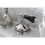 Duchess Two-Handle 3-Hole Deck Mount Widespread Bathroom Faucet with Brass Pop-Up Drain