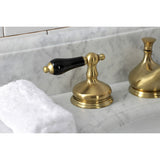 Duchess Two-Handle 3-Hole Deck Mount Widespread Bathroom Faucet with Brass Pop-Up Drain