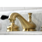 Duchess Two-Handle 3-Hole Deck Mount Widespread Bathroom Faucet with Brass Pop-Up Drain