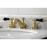 Duchess Two-Handle 3-Hole Deck Mount Widespread Bathroom Faucet with Brass Pop-Up Drain