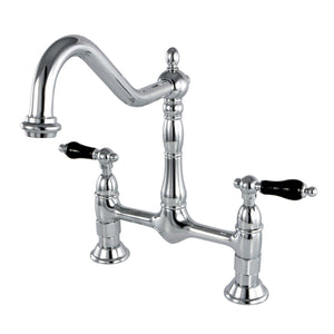 Duchess Two-Handle 2-Hole Deck Mount Bridge Kitchen Faucet