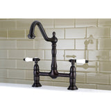 Bel-Air Two-Handle 2-Hole Deck Mount Bridge Kitchen Faucet