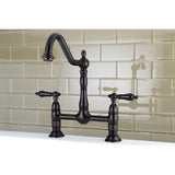 Duchess Two-Handle 2-Hole Deck Mount Bridge Kitchen Faucet