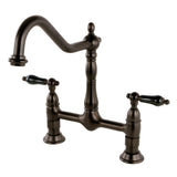 Duchess Two-Handle 2-Hole Deck Mount Bridge Kitchen Faucet