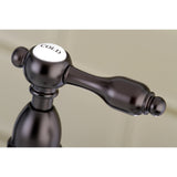 Tudor Two-Handle 2-Hole Deck Mount Bridge Kitchen Faucet