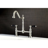 Duchess Two-Handle 2-Hole Deck Mount Bridge Kitchen Faucet