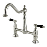 Duchess Two-Handle 2-Hole Deck Mount Bridge Kitchen Faucet