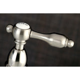 Tudor Two-Handle 2-Hole Deck Mount Bridge Kitchen Faucet