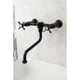 Essex Two-Handle 2-Hole Wall Mount Bathroom Faucet