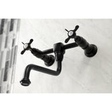 Essex Two-Handle 2-Hole Wall Mount Bathroom Faucet