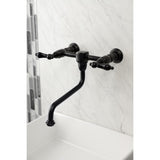 Duchess Double-Handle 2-Hole Wall Mount Bathroom Faucet