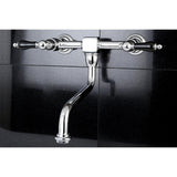 Duchess Double-Handle 2-Hole Wall Mount Bathroom Faucet