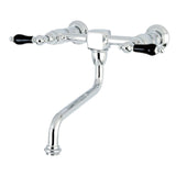 Duchess Double-Handle 2-Hole Wall Mount Bathroom Faucet