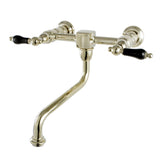 Duchess Double-Handle 2-Hole Wall Mount Bathroom Faucet