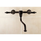 Duchess Double-Handle 2-Hole Wall Mount Bathroom Faucet