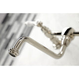 Bel-Air Double-Handle 2-Hole Wall Mount Bathroom Faucet