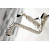 Duchess Double-Handle 2-Hole Wall Mount Bathroom Faucet