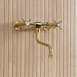 Essex Two-Handle 2-Hole Wall Mount Bathroom Faucet