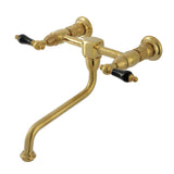 Duchess Double-Handle 2-Hole Wall Mount Bathroom Faucet