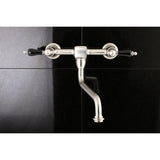 Duchess Double-Handle 2-Hole Wall Mount Bathroom Faucet