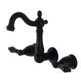 Duchess Double-Handle 3-Hole Wall Mount Bathroom Faucet