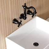 Duchess Double-Handle 3-Hole Wall Mount Bathroom Faucet