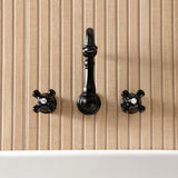 Duchess Double-Handle 3-Hole Wall Mount Bathroom Faucet