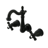 Duchess Double-Handle 3-Hole Wall Mount Bathroom Faucet