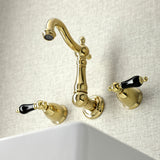 Duchess Double-Handle 3-Hole Wall Mount Bathroom Faucet