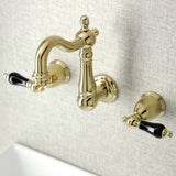 Duchess Double-Handle 3-Hole Wall Mount Bathroom Faucet