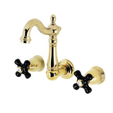 Duchess Double-Handle 3-Hole Wall Mount Bathroom Faucet