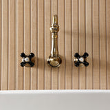 Duchess Double-Handle 3-Hole Wall Mount Bathroom Faucet