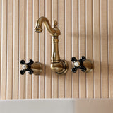 Duchess Double-Handle 3-Hole Wall Mount Bathroom Faucet