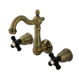 Duchess Double-Handle 3-Hole Wall Mount Bathroom Faucet