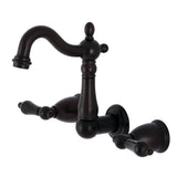 Duchess Double-Handle 3-Hole Wall Mount Bathroom Faucet