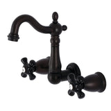 Duchess Double-Handle 3-Hole Wall Mount Bathroom Faucet